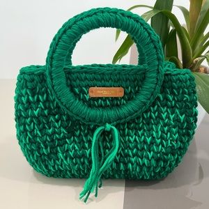 Green hand bag shoulder bag for women